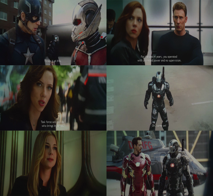 Captain America Civil War Hindi Dubbed screen Shots